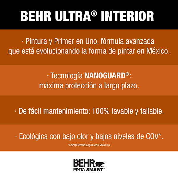 Behr Ultra Interior Home Depot México